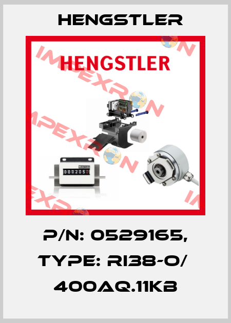 p/n: 0529165, Type: RI38-O/  400AQ.11KB Hengstler
