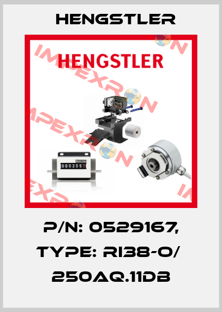 p/n: 0529167, Type: RI38-O/  250AQ.11DB Hengstler