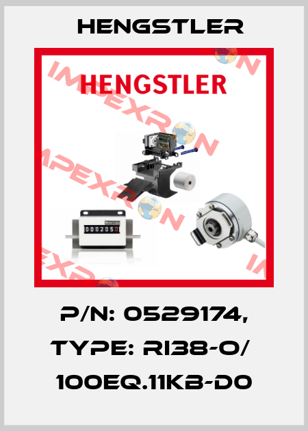 p/n: 0529174, Type: RI38-O/  100EQ.11KB-D0 Hengstler