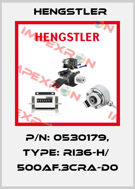 p/n: 0530179, Type: RI36-H/  500AF.3CRA-D0 Hengstler