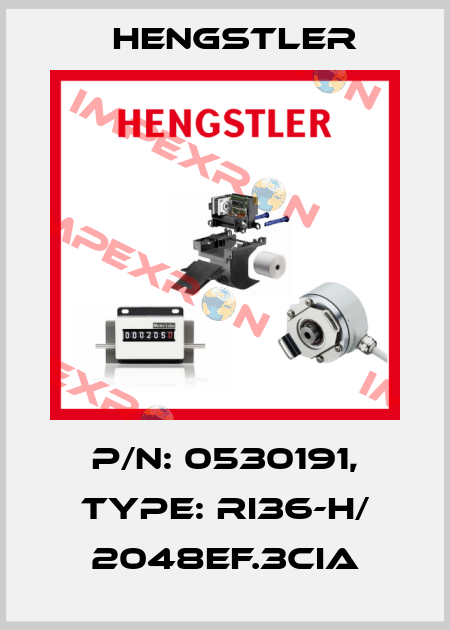 p/n: 0530191, Type: RI36-H/ 2048EF.3CIA Hengstler