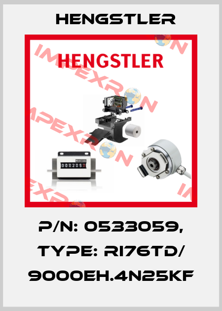 p/n: 0533059, Type: RI76TD/ 9000EH.4N25KF Hengstler