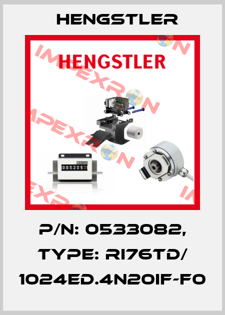 p/n: 0533082, Type: RI76TD/ 1024ED.4N20IF-F0 Hengstler