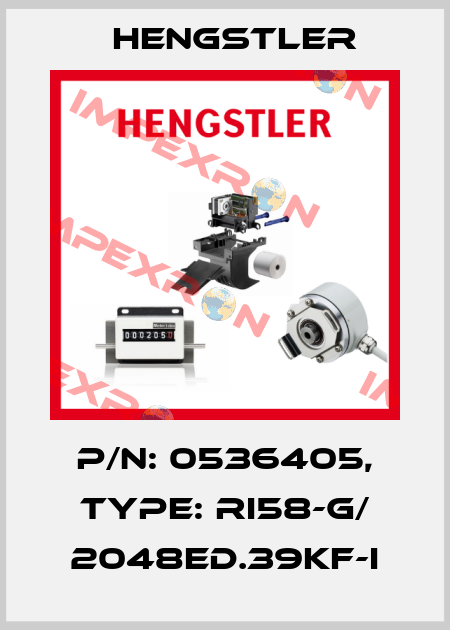 p/n: 0536405, Type: RI58-G/ 2048ED.39KF-I Hengstler