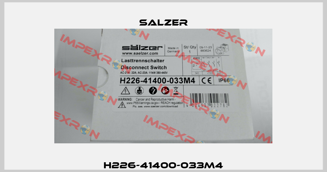 H226-41400-033M4 Salzer