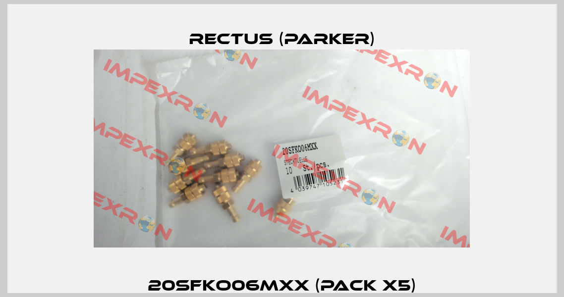 20SFKO06MXX (pack x5) Rectus (Parker)