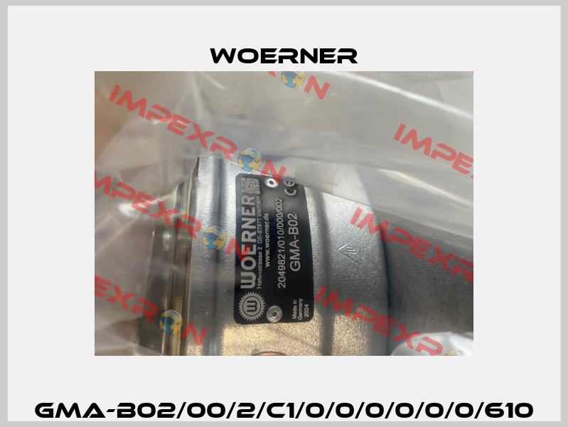 GMA-B02/00/2/C1/0/0/0/0/0/0/610 Woerner