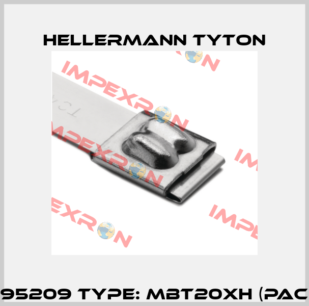 P/N: 111-95209 Type: MBT20XH (pack 1x50) Hellermann Tyton