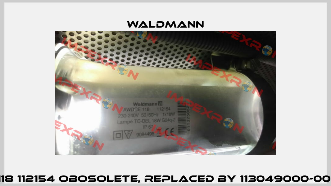 AWDCE 118 112154 obosolete, replaced by 113049000-00580576  Waldmann