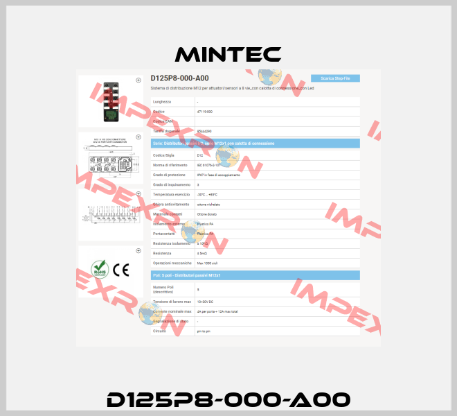 D125P8-000-A00 MINTEC