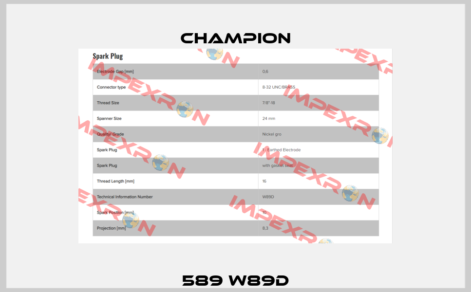 589 W89D Champion