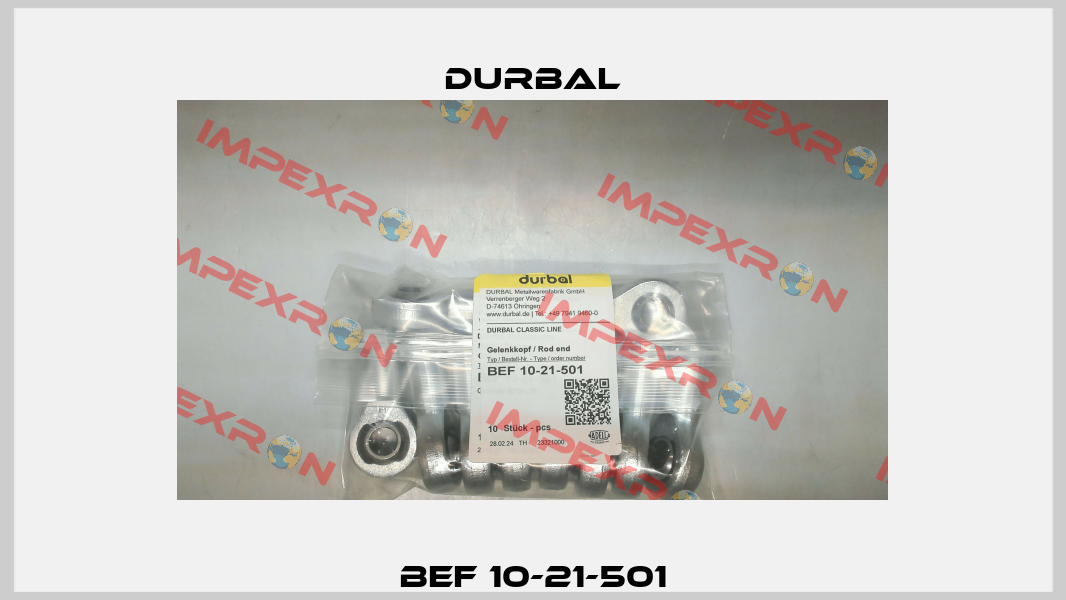 BEF 10-21-501 Durbal