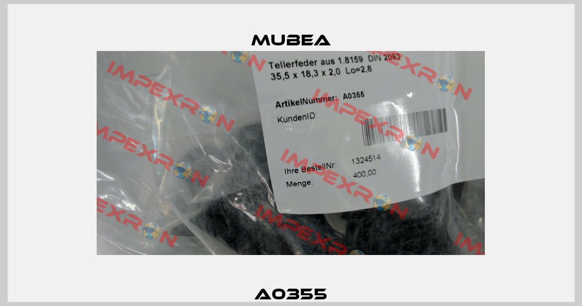 A0355 Mubea