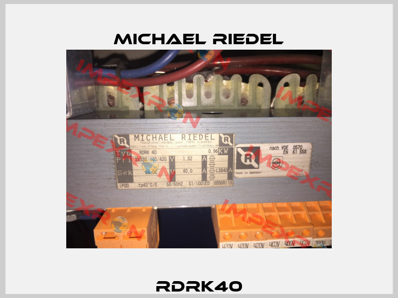 RDRK40 Michael Riedel Transformatorenbau
