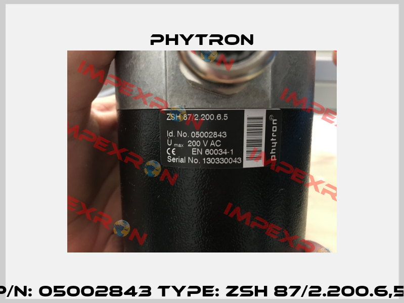 P/N: 05002843 Type: ZSH 87/2.200.6,5  Phytron