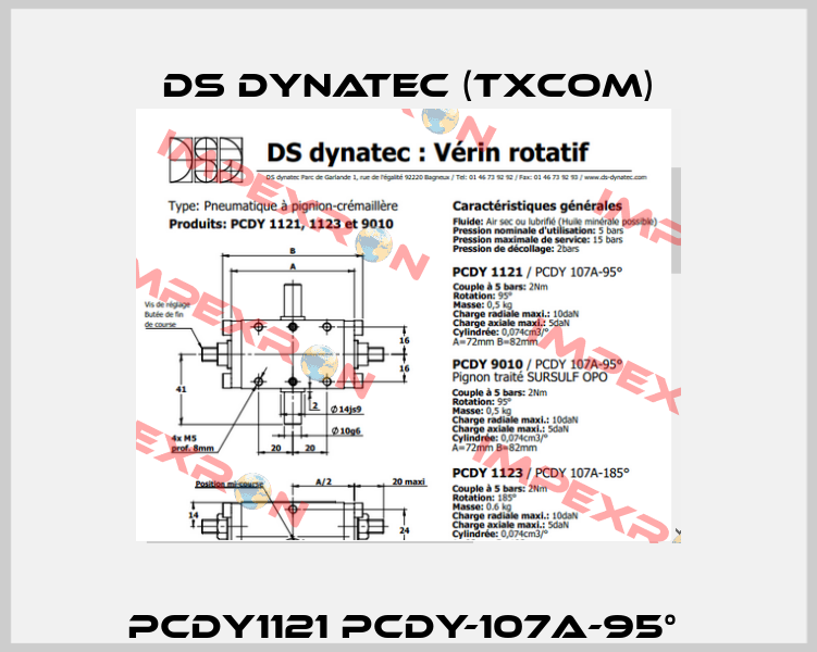 PCDY1121 PCDY-107A-95°  Ds Dynatec (TXCOM)
