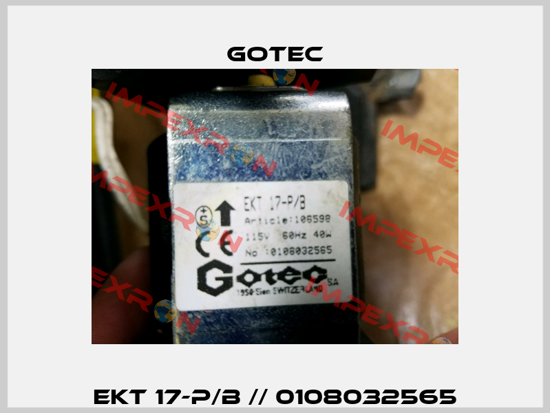EKT 17-P/B // 0108032565 Gotec