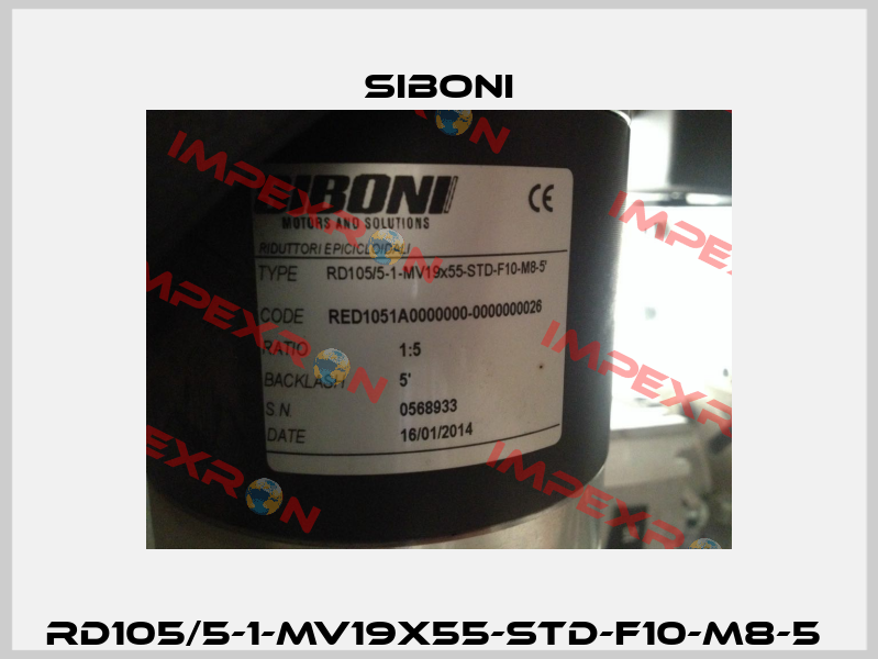RD105/5-1-MV19x55-STD-F10-M8-5  Siboni