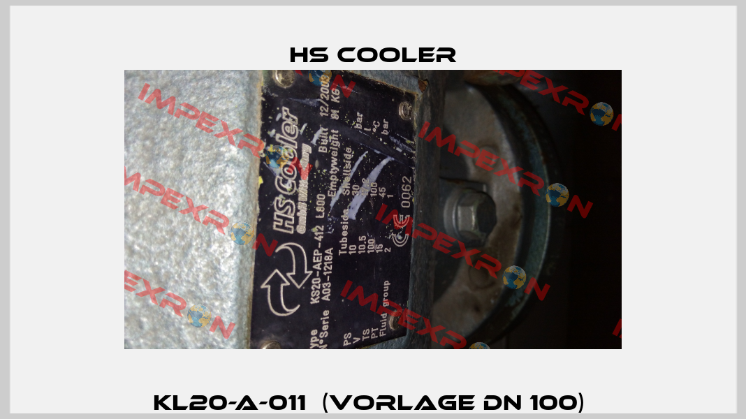 KL20-A-011  (Vorlage DN 100)  HS Cooler