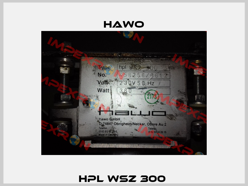 hpl WSZ 300  HAWO