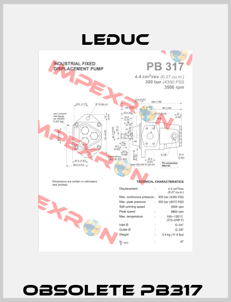 Obsolete PB317  Leduc