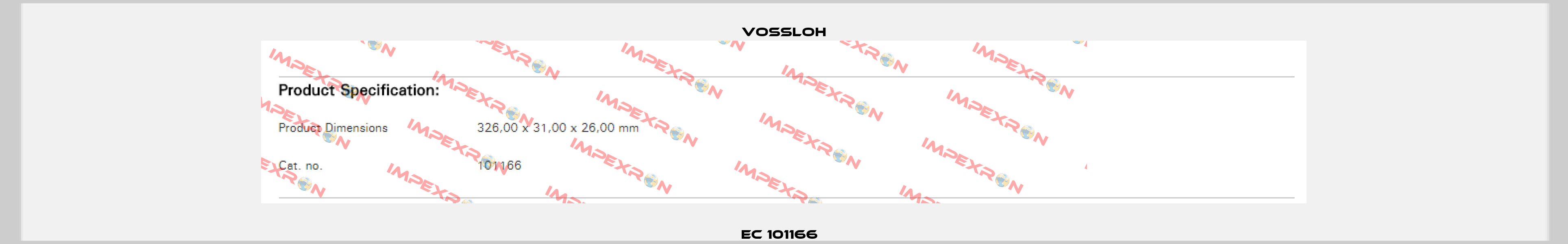 EC 101166   Vossloh