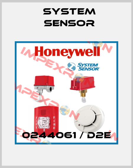 0244061 / D2E System Sensor