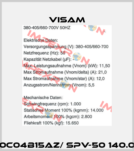 SPV150C04B15AZ/ SPV-50 140.0 C- 04  Visam
