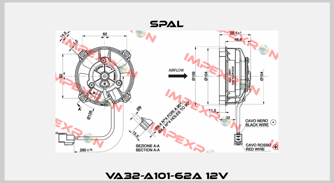 VA32-A101-62A 12V SPAL