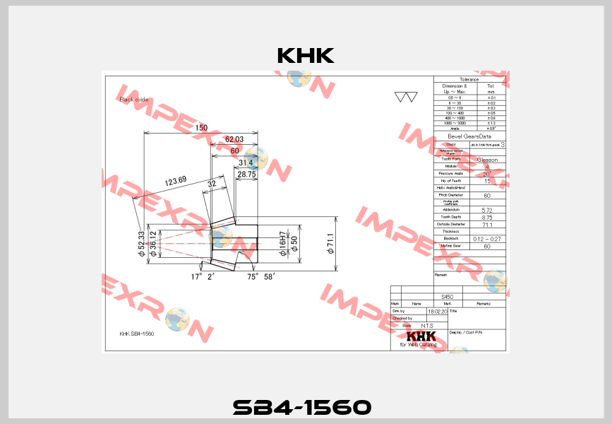 SB4-1560  KHK