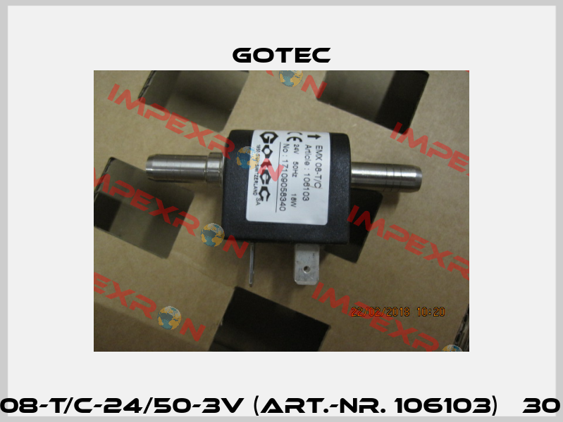 EMX08-T/C-24/50-3V (Art.-Nr. 106103)   30 pcs Gotec