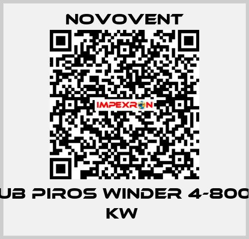 AXITUB PIROS WINDER 4-800T-6 3 KW  Novovent
