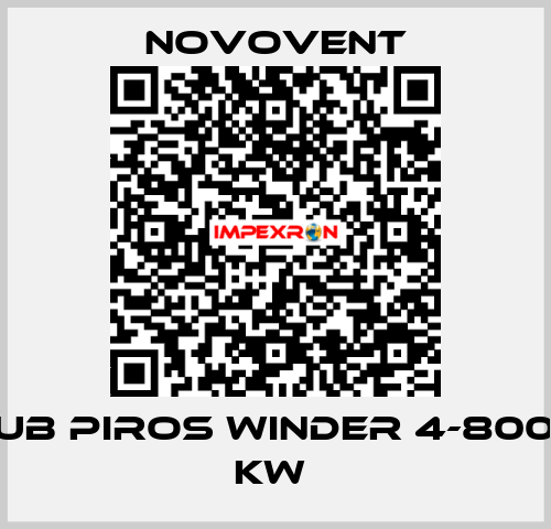 AXITUB PIROS WINDER 4-800T-6 4 KW  Novovent