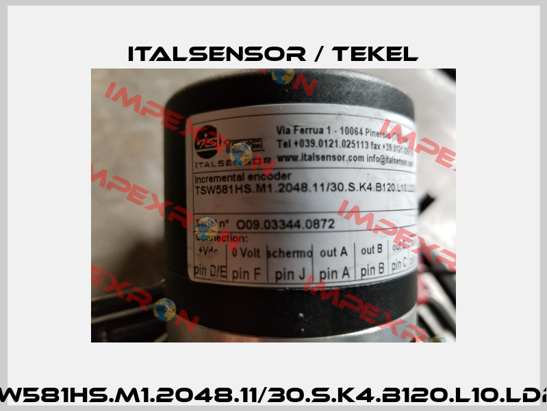 TSW581HS.M1.2048.11/30.S.K4.B120.L10.LD2-5 Italsensor / Tekel