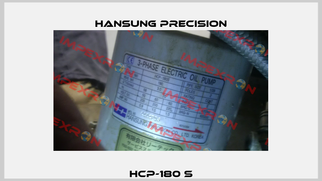 HCP-180 S Hansung Precision
