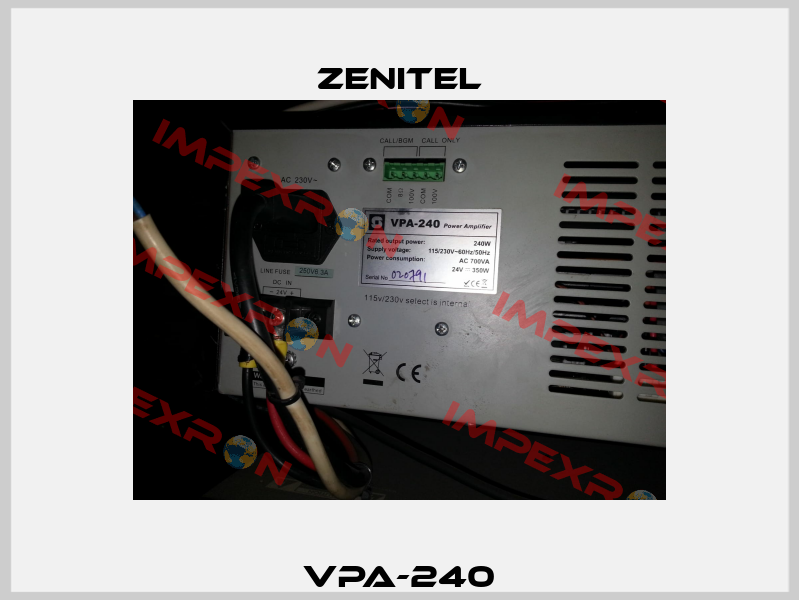 VPA-240 Zenitel