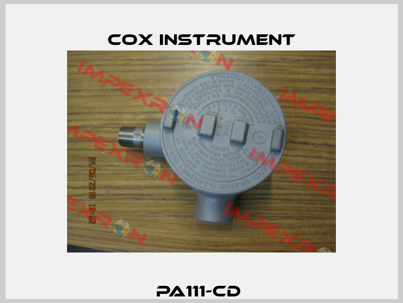 PA111-CD  COX INSTRUMENT