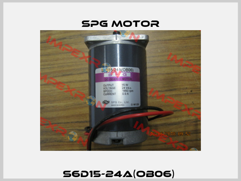 S6D15-24A(OB06)  Spg Motor