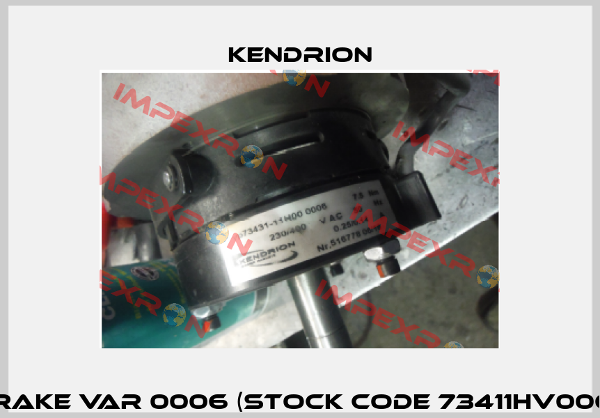 Brake VAR 0006 (stock code 73411HV006)  Kendrion