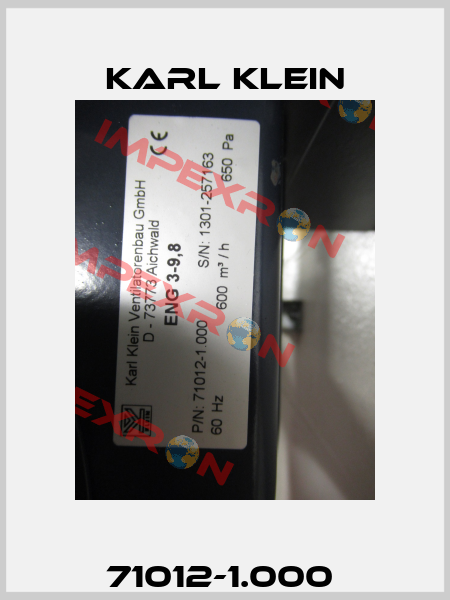 71012-1.000  Karl Klein