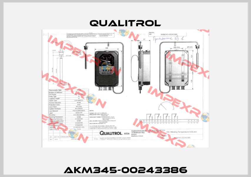 AKM345-00243386 Qualitrol