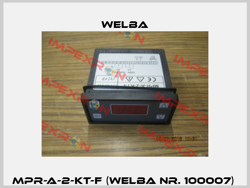 MPR-A-2-KT-F (WELBA Nr. 100007)  Welba