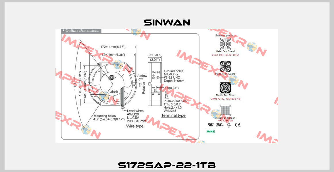 S172SAP-22-1TB Sinwan