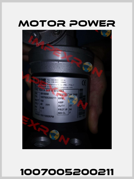 1007005200211 Motor Power