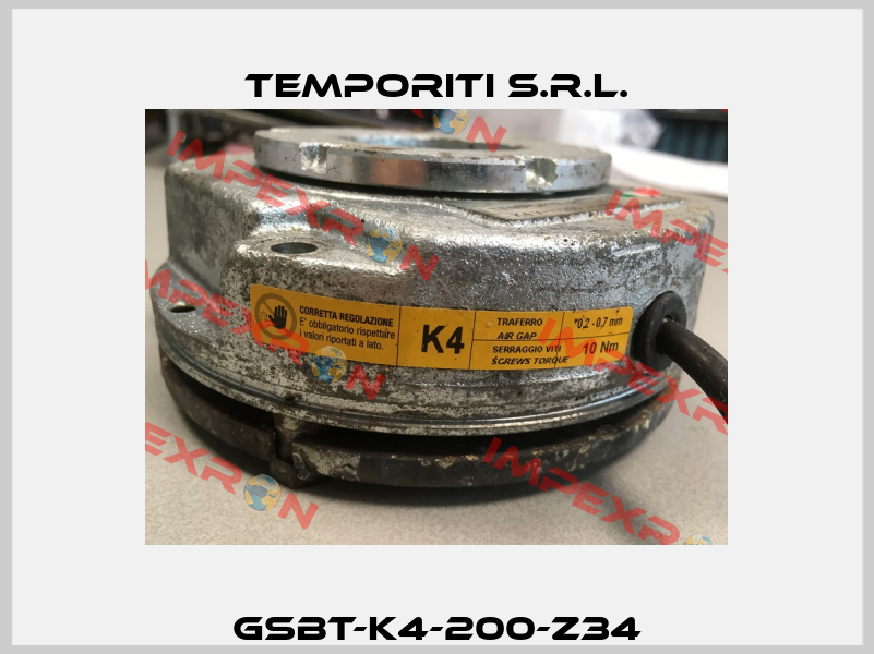 GSBT-K4-200-Z34 Temporiti s.r.l.