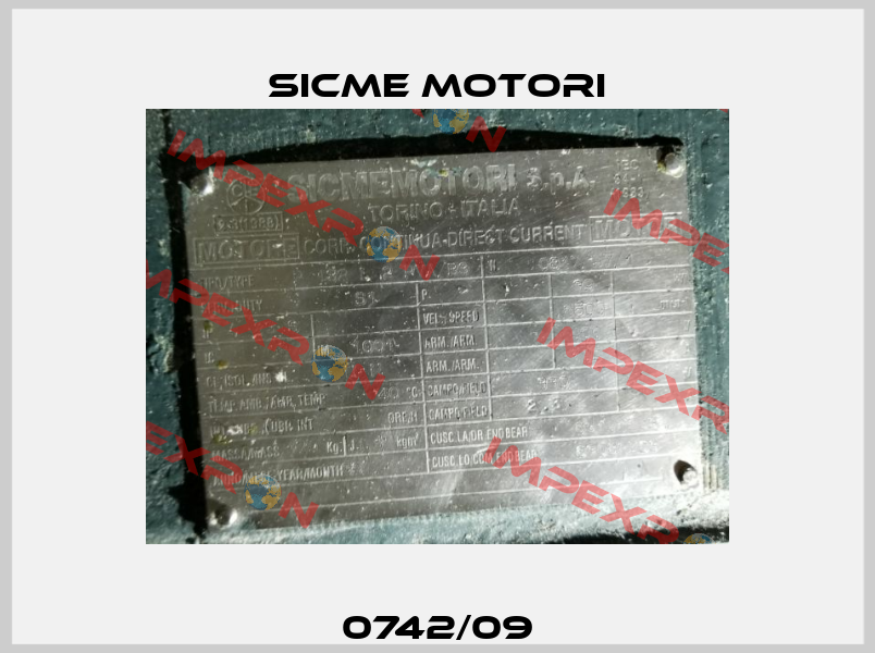 0742/09 Sicme Motori