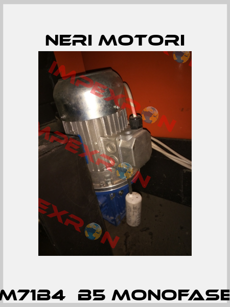 M71B4  B5 MONOFASE Neri Motori