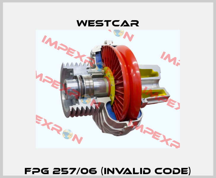FPG 257/06 (invalid code) Westcar