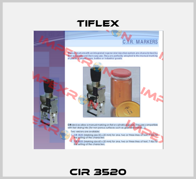 CIR 3520 Tiflex