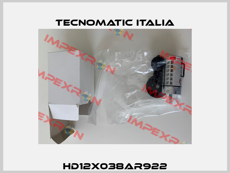 HD12X038AR922 Tecnomatic Italia
